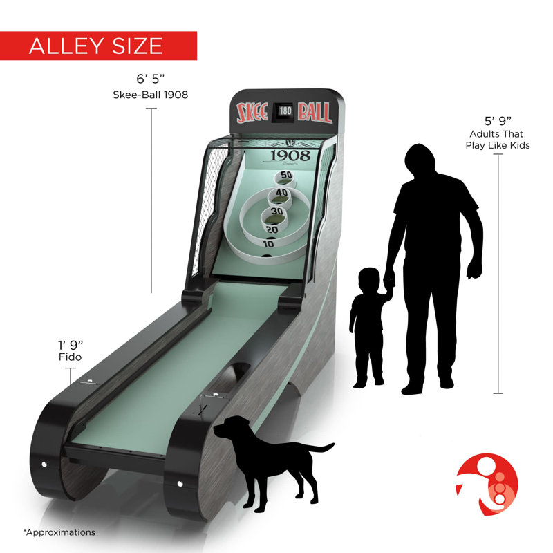 SkeeBall 1908 Home Arcade Roll and Score Wayfair